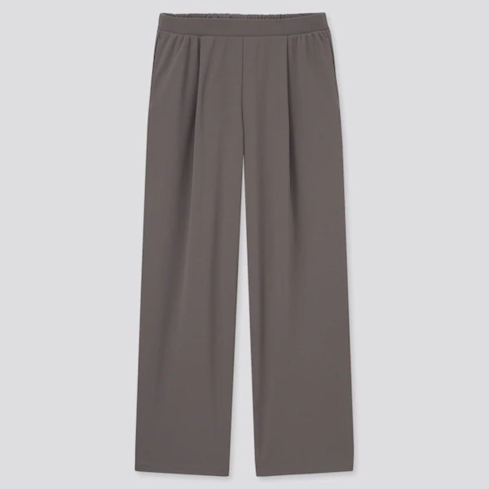 Crepe Jersey Straight Pants